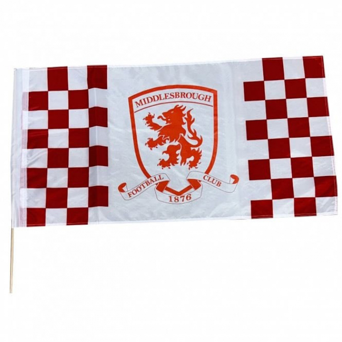 Crest and Check Flag