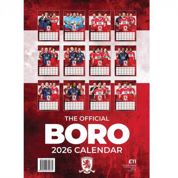 2026 MFC A3 Calendar