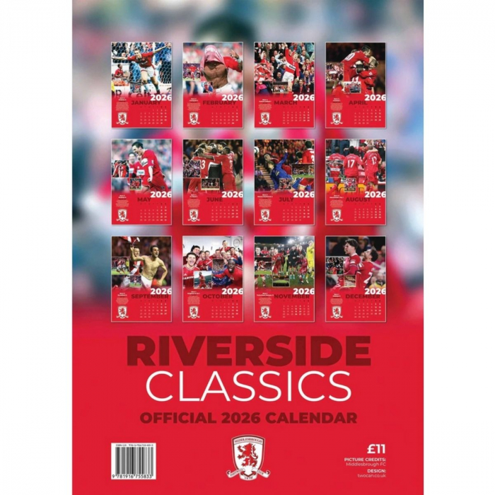 2026 MFC A3 Legends Calendar