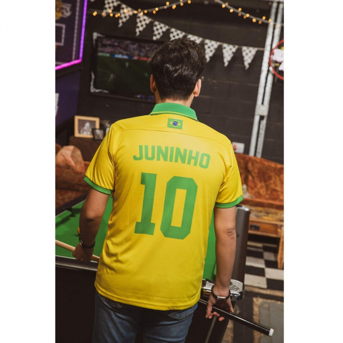 Juninho Brazil No 10 Shirt