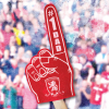 No.1 Dad Foam Hand Card FD18