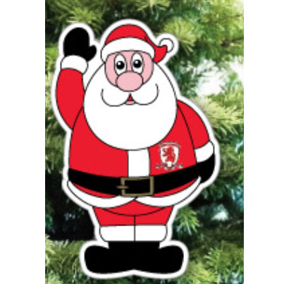 Wooden Santa Tree Dec