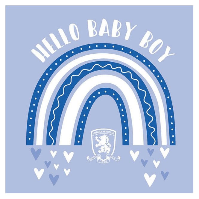 Baby Boy Rainbow Card BB13
