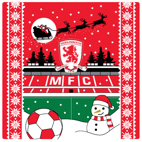 Christmas Stadium Fleece Blanket