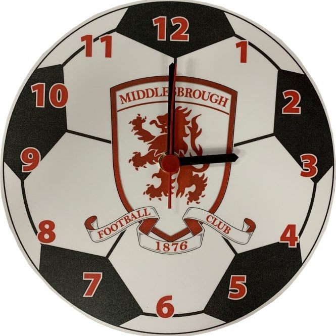 Wooden Football Clock