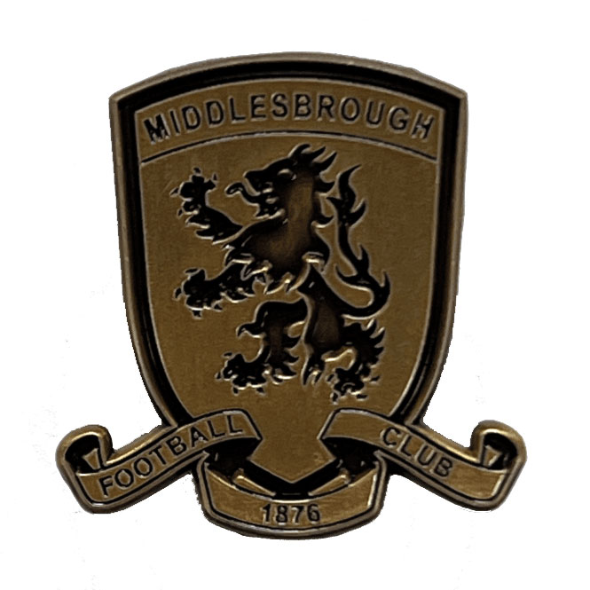 Gold Crest Pin Badge