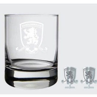 Whiskey Glass and Cuff Links