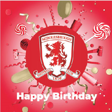 Happy Birthday Streamers Card B46