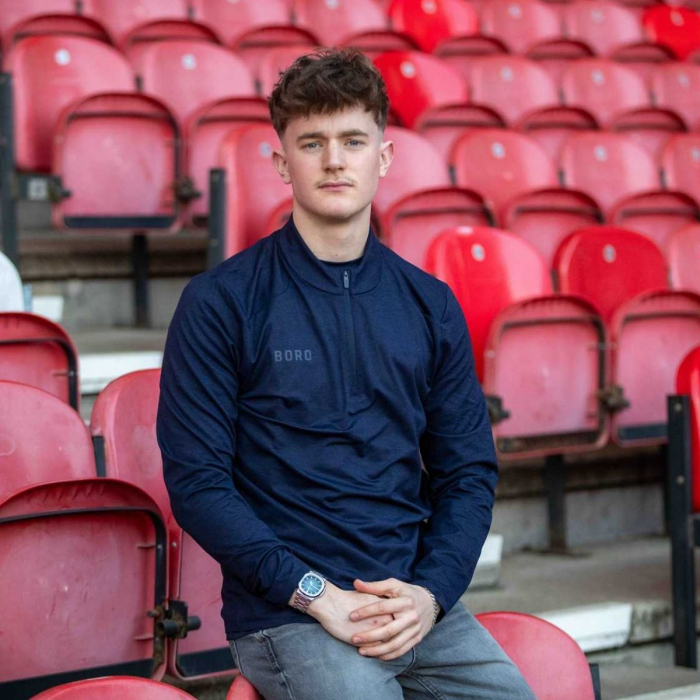 1/4 Zip LS High Neck Top