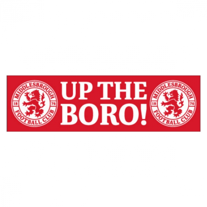 Up the Boro Car Sticker