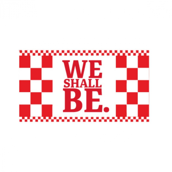 Medium We Shall Be Flag